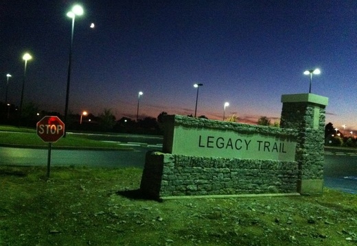 Legacy Trail, Sept. 12 - 7